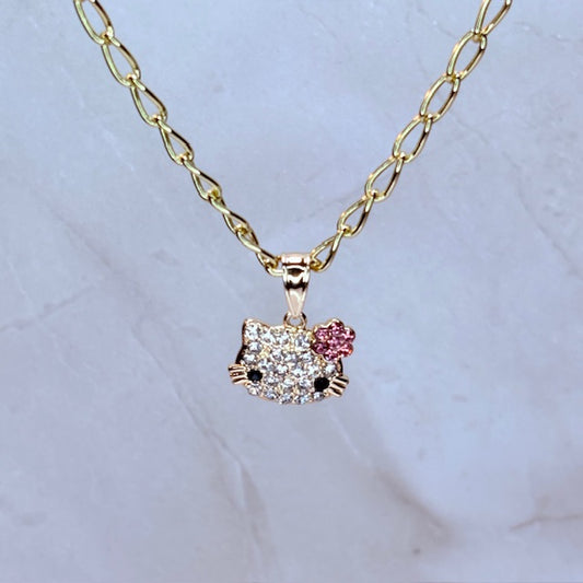 HK doll face necklace