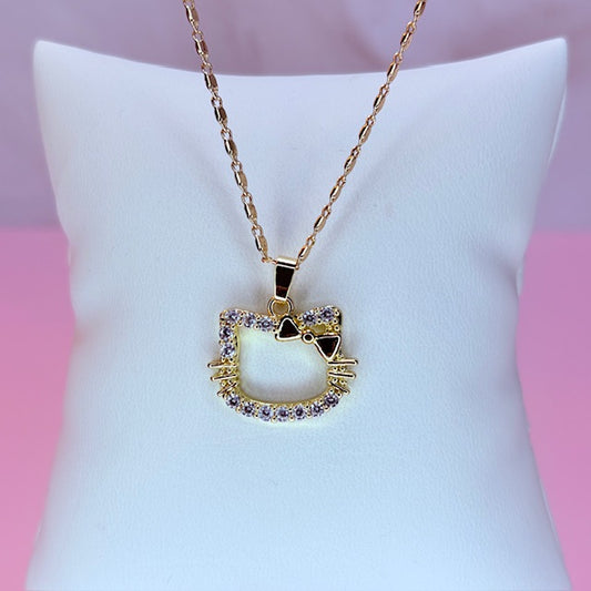 HK halo necklace