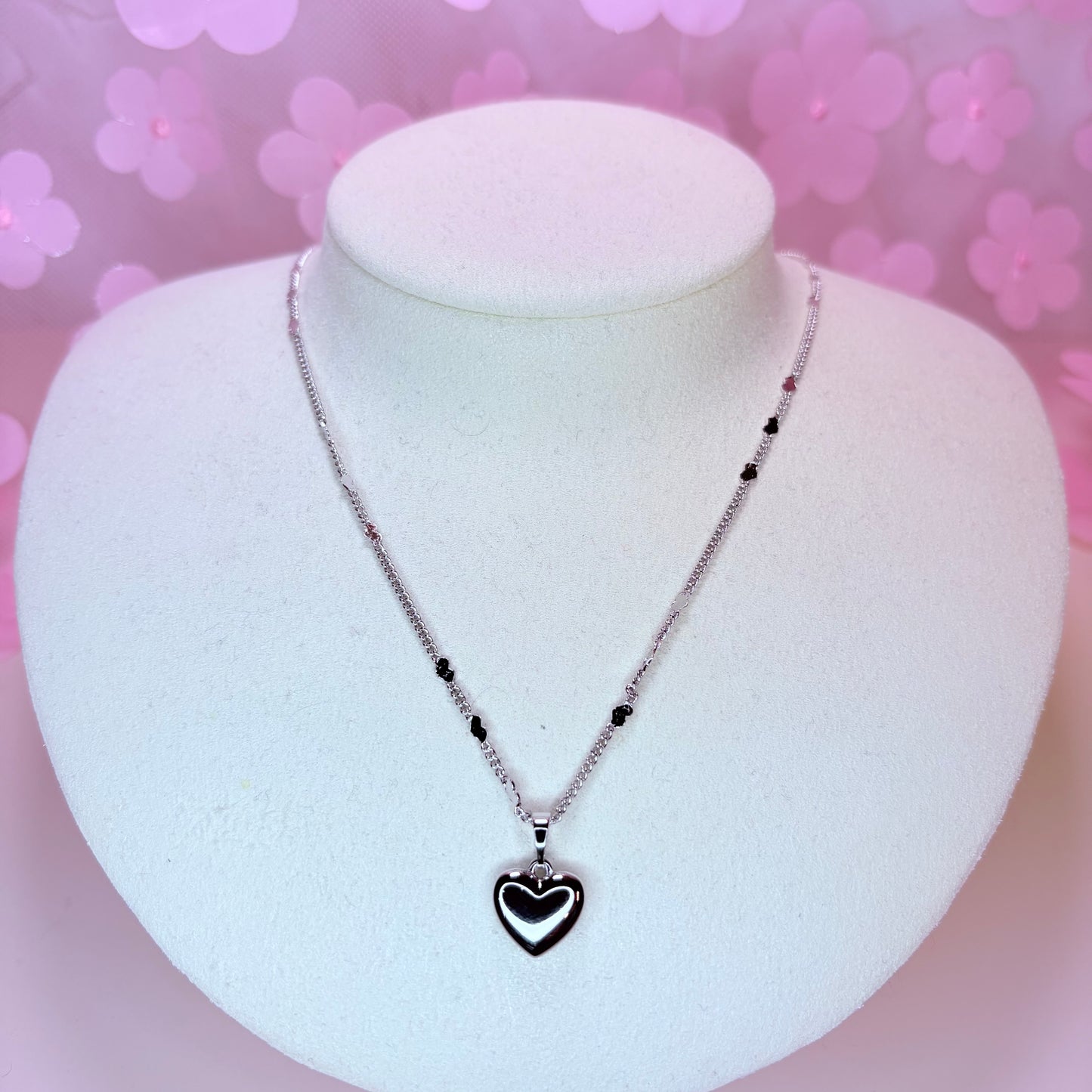 silver softheart necklace