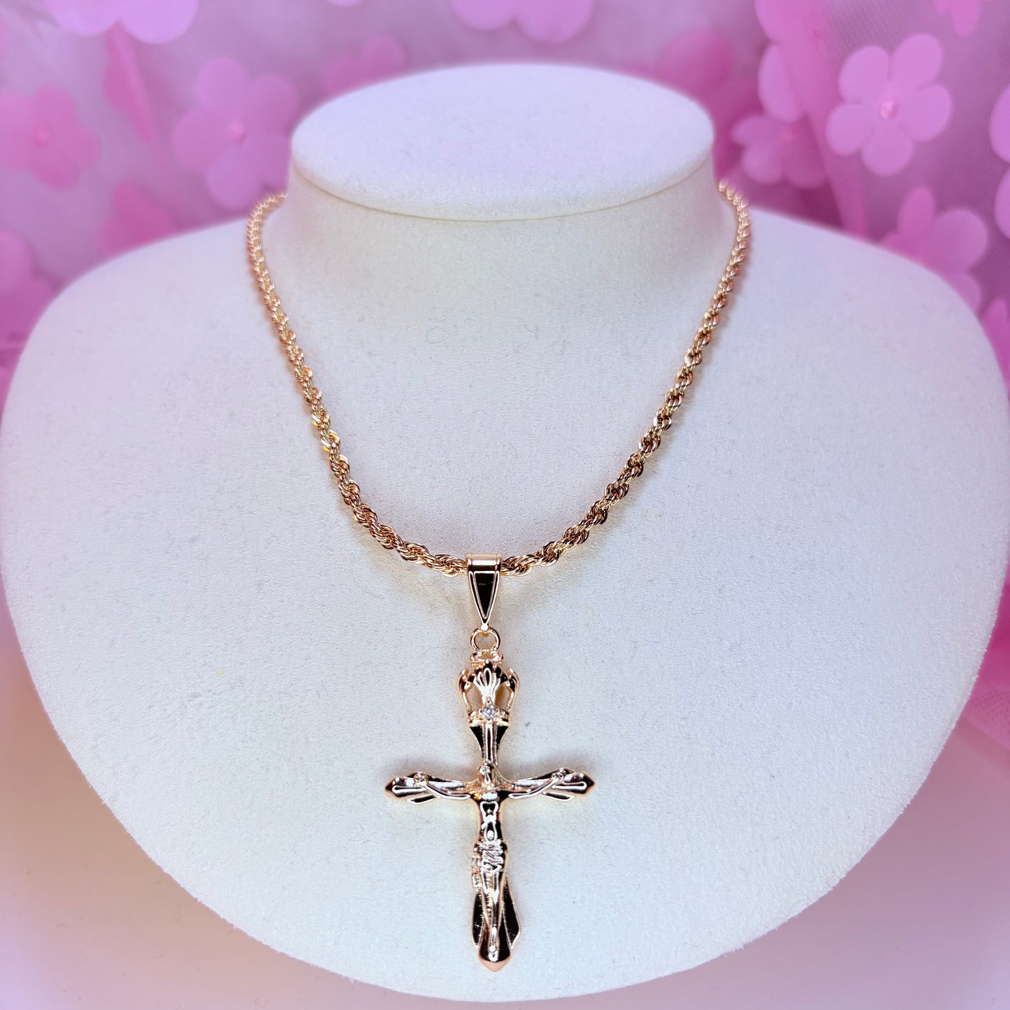 savior cross necklace