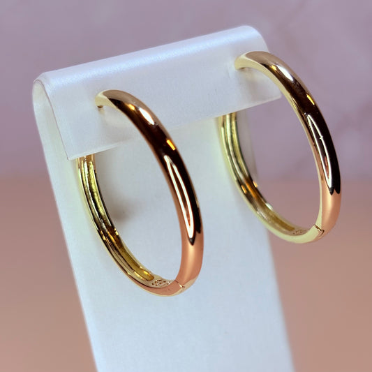 anise hoop earrings