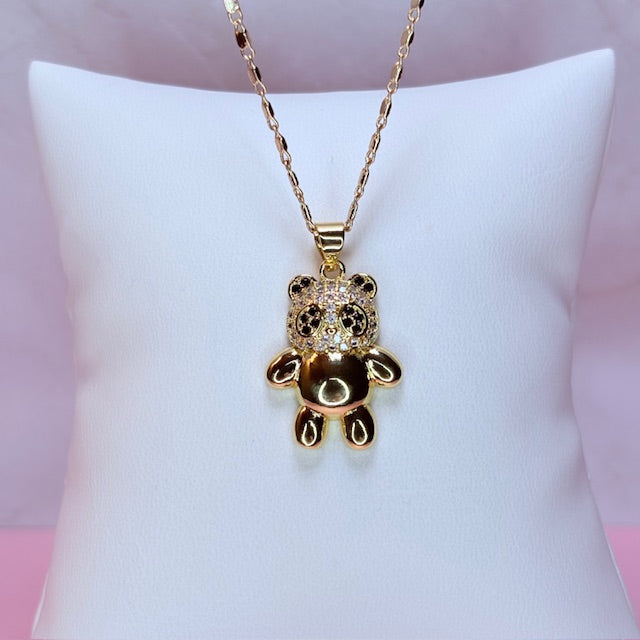bebe lumi bear necklace