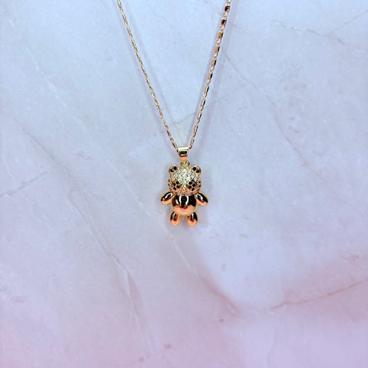 bebe lumi bear necklace