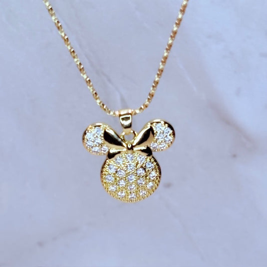 bling minnie necklace