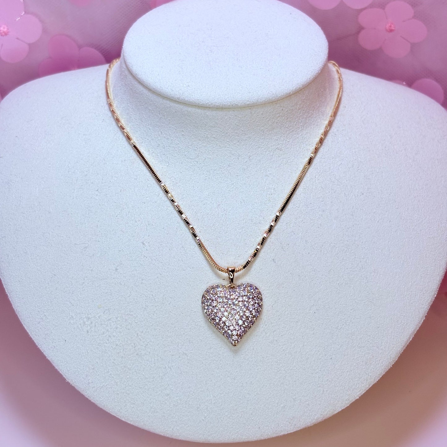 bronx girl heart necklace