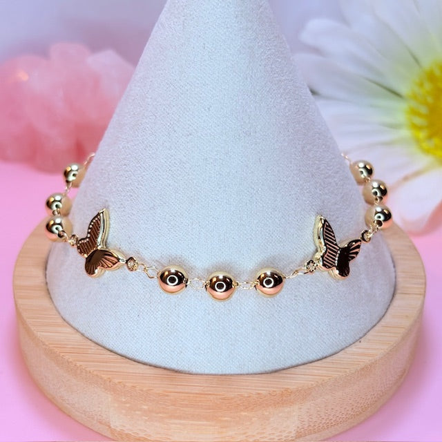 butterfly chunky blain bracelet
