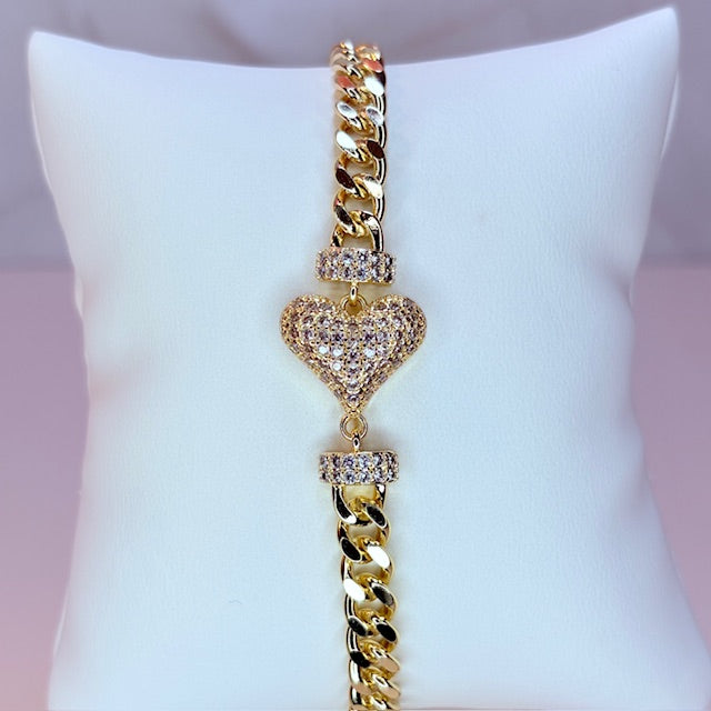 chunky amor bracelet