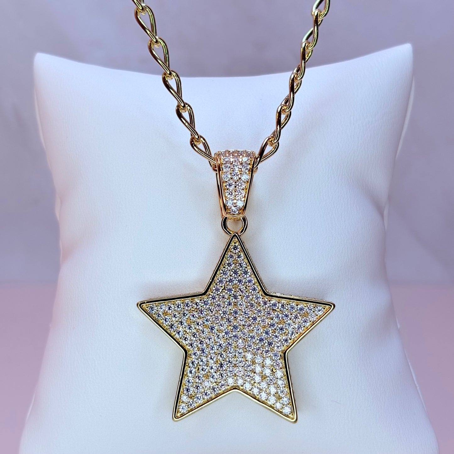 chunky star luxe necklace