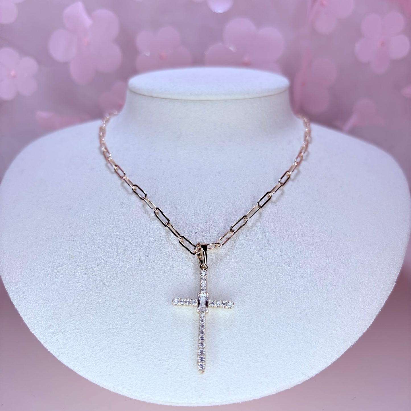 dafney cross necklace