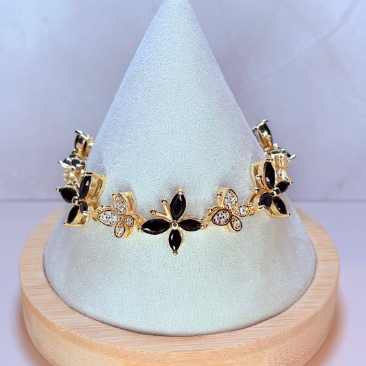 dahlia butterfly bracelet