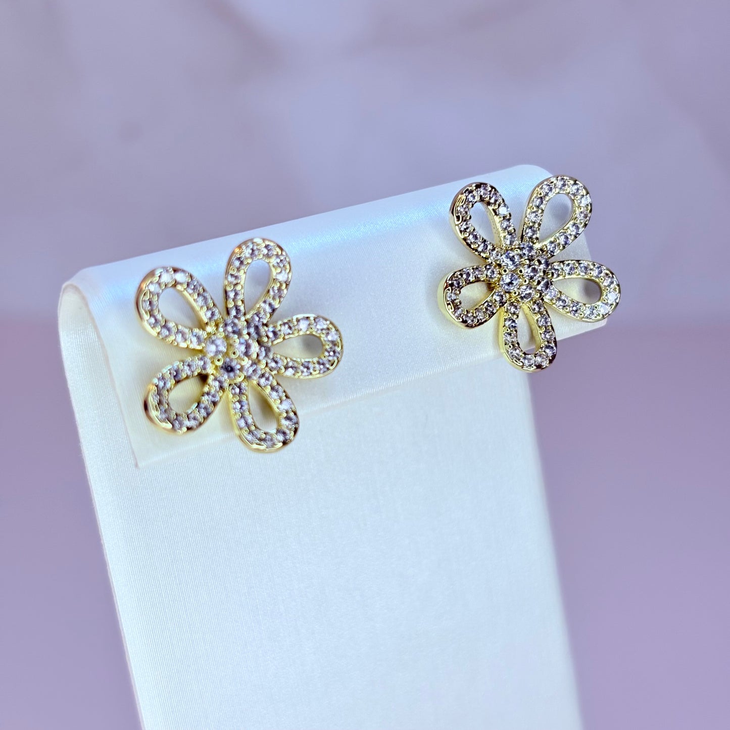 daisy flower earrings