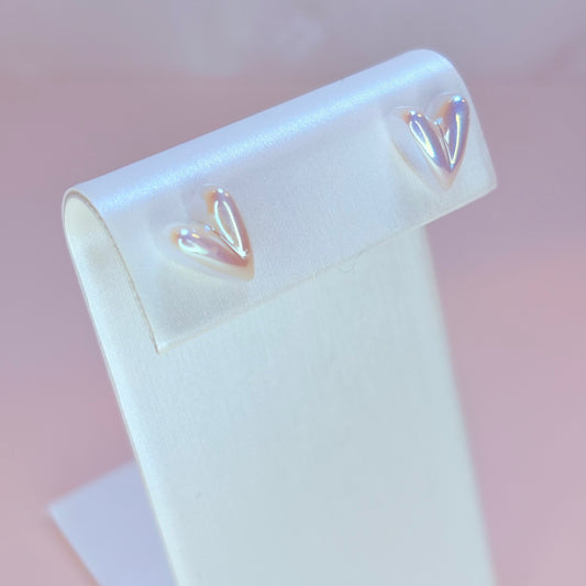 daisy heart earrings
