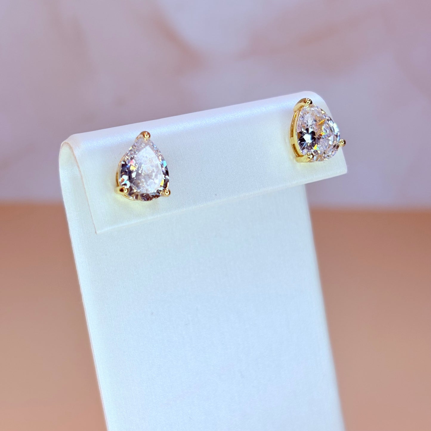 diamond raindrop earrings