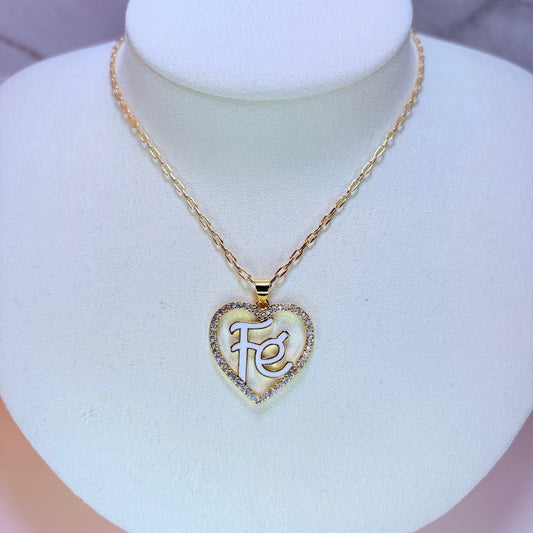 faith "fe" necklace