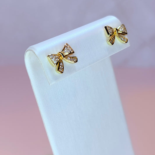guineve bow earrings