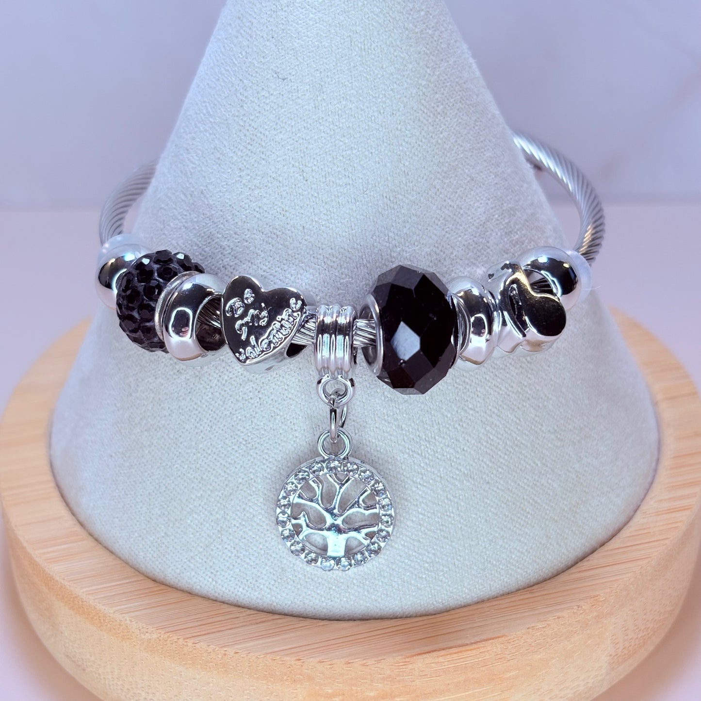 heartbeats & harmony charm bangle
