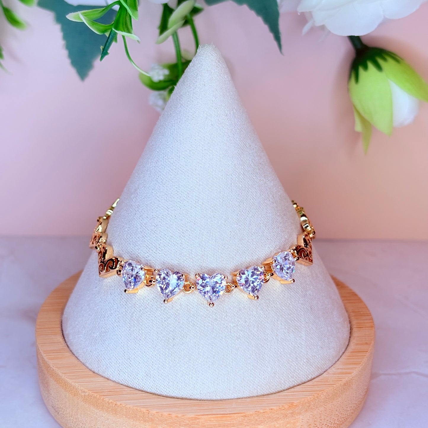 joelle heart bracelet