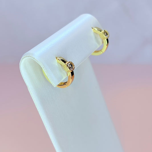 kael huggie earrings