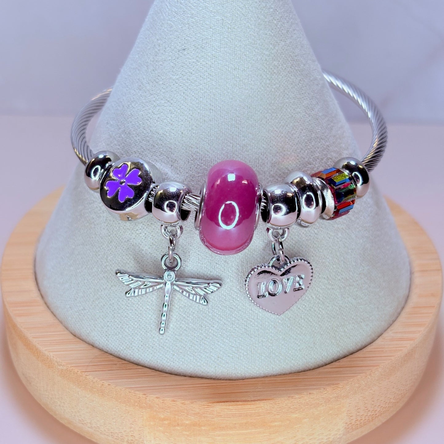 libelula love charm bangle