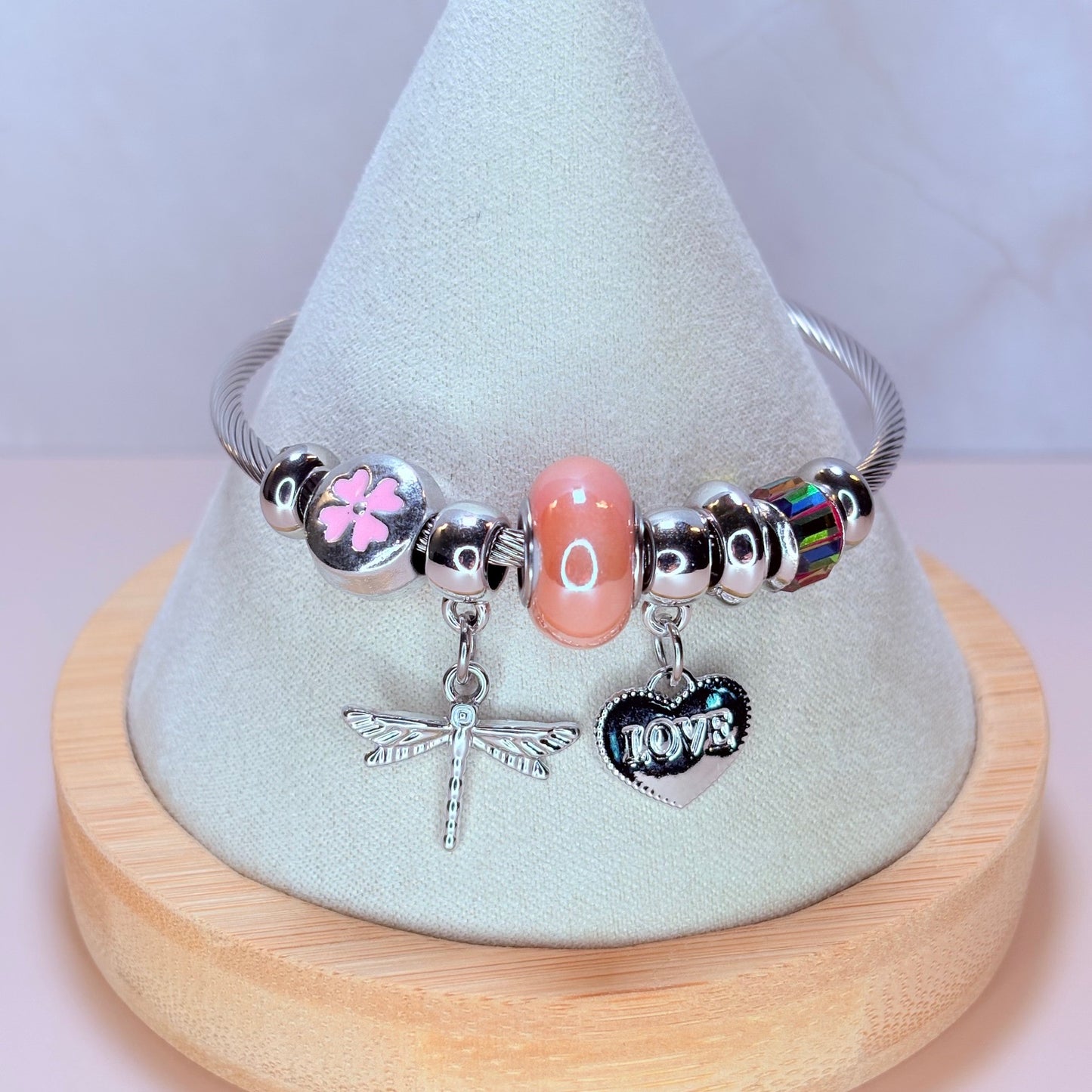 libelula love charm bangle