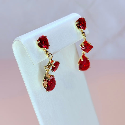 mima red earrings