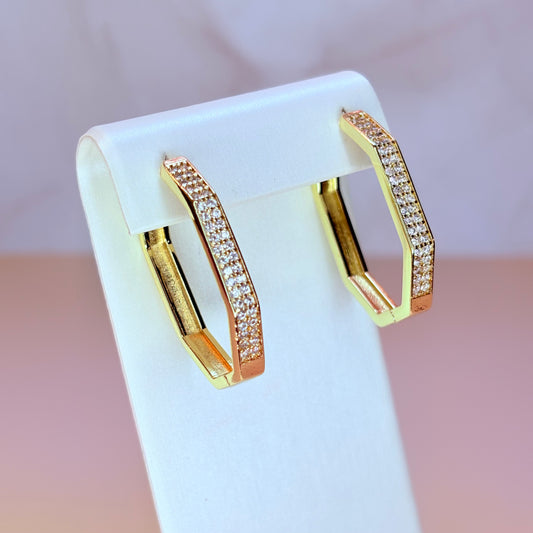 octavia trio hoop earrings