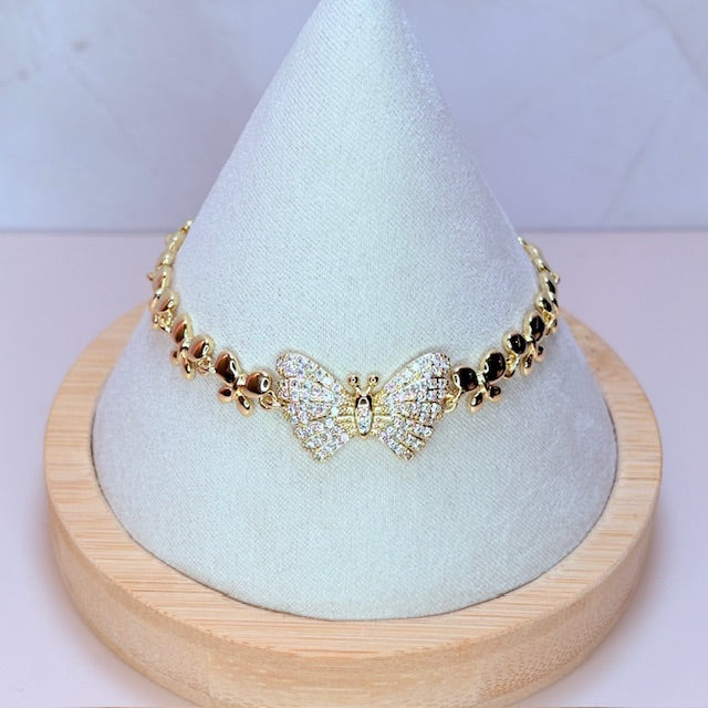 shimmering butterfly bracelet