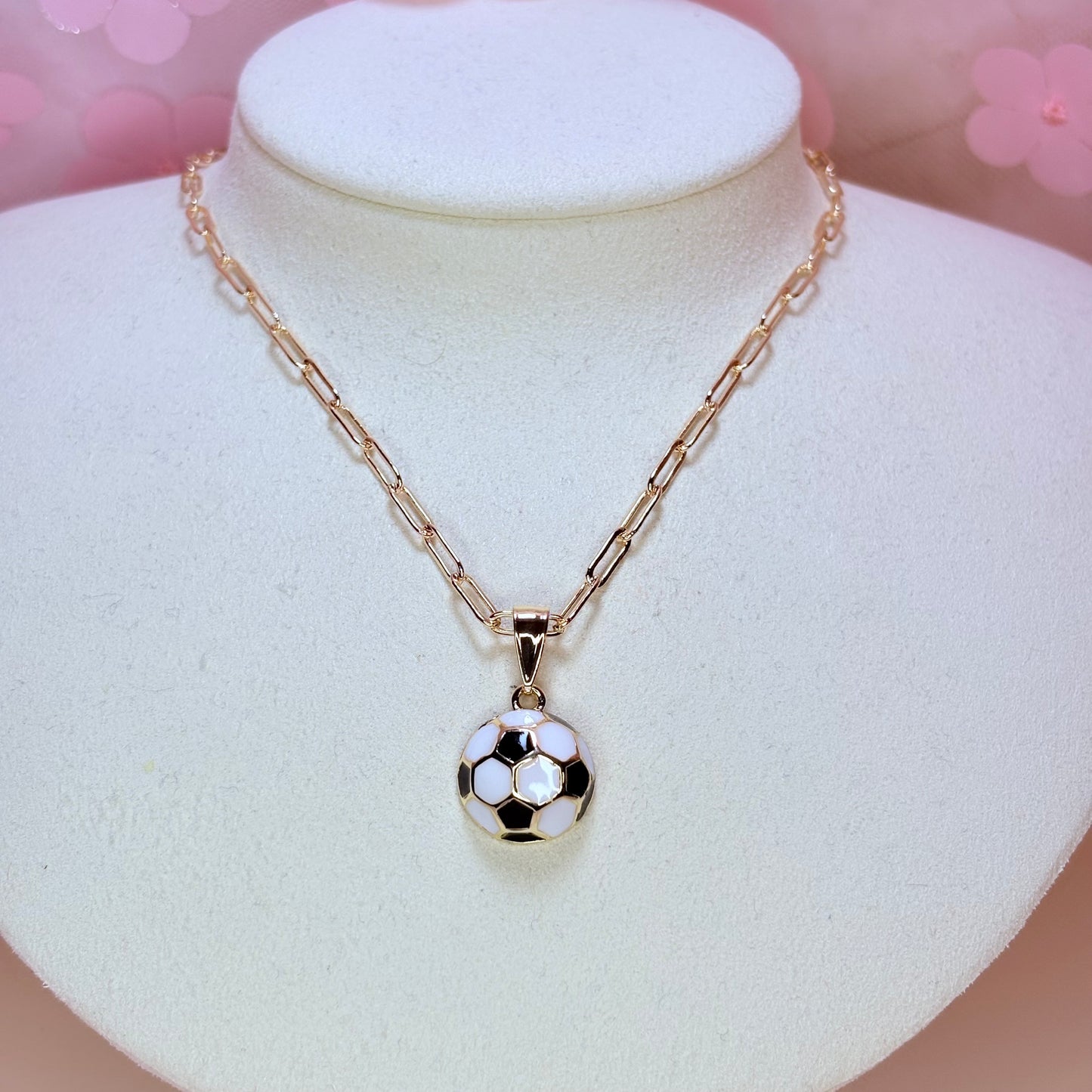 soccer "baddie" necklace