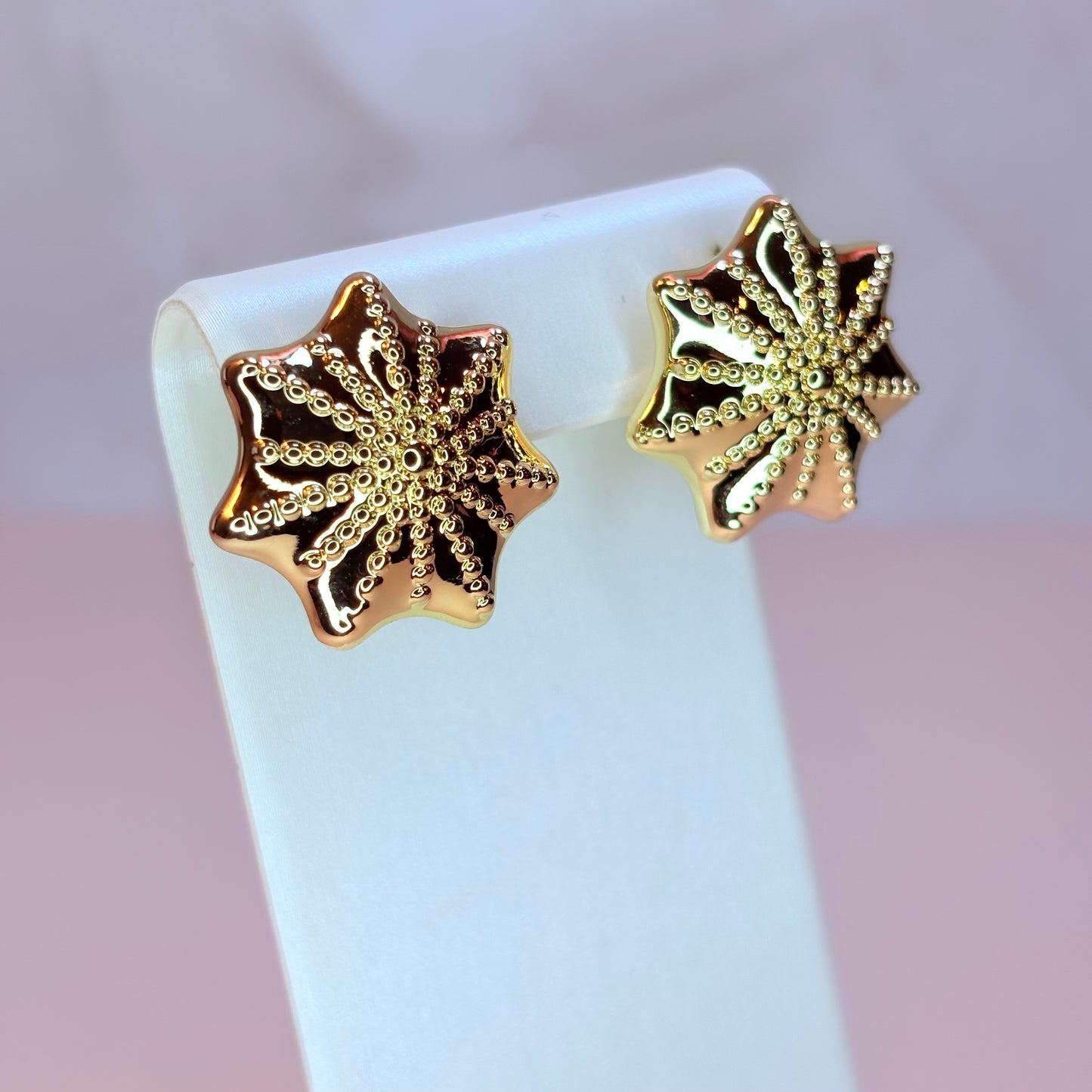 starburst chunky earrings