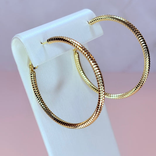 sybil hoop earrings