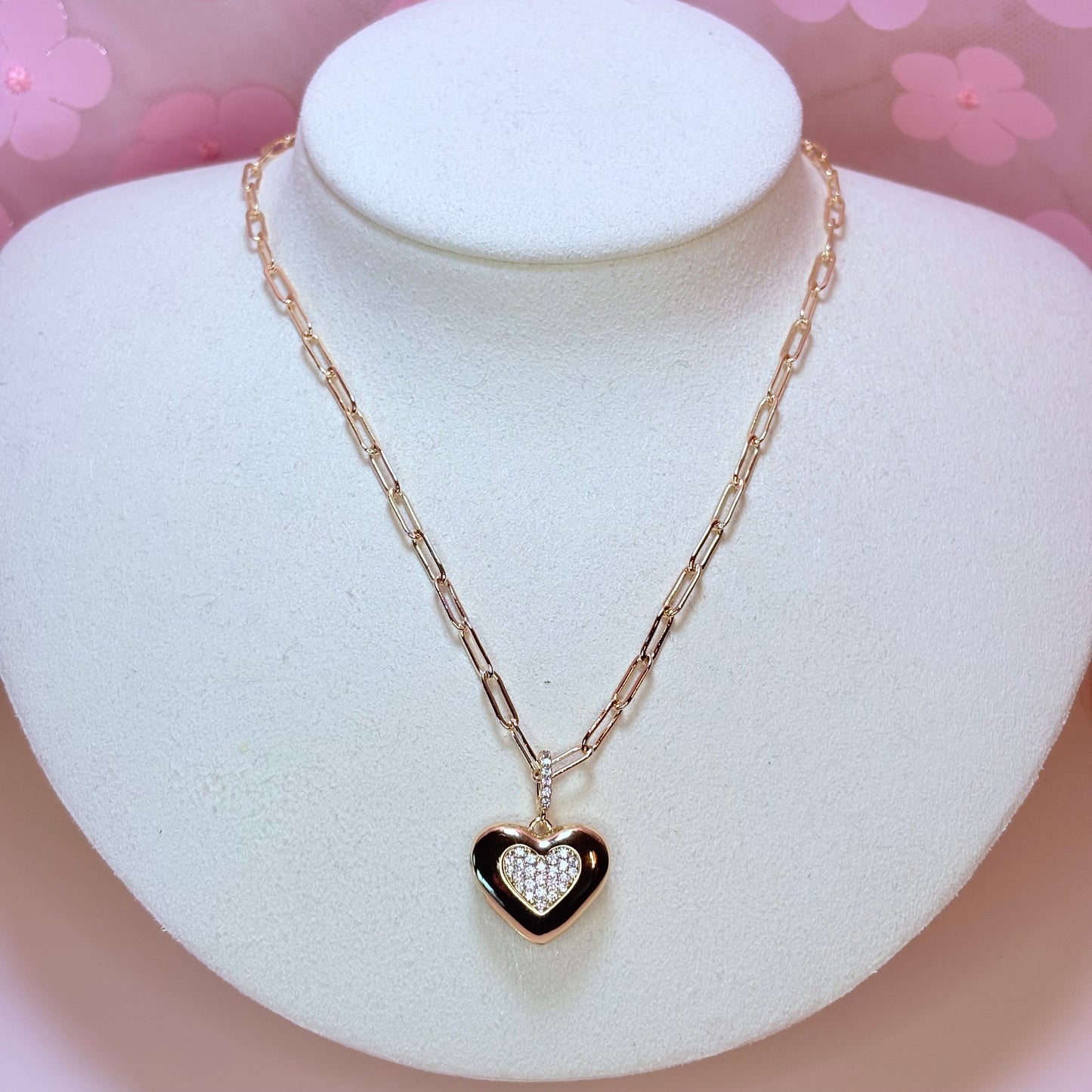 tirza heart necklace