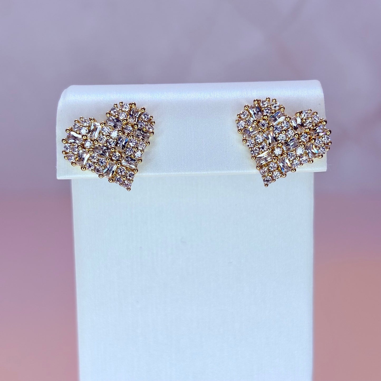 trixi heart earrings