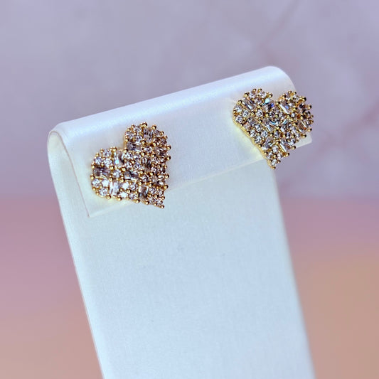 trixi heart earrings