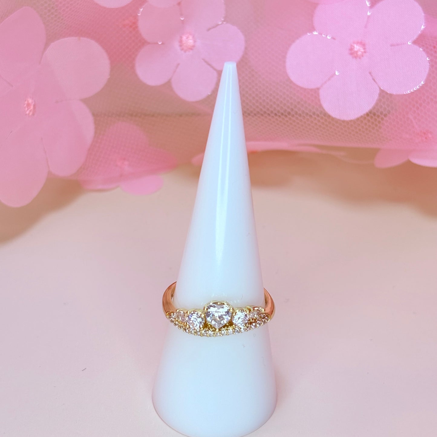 vivi heart crown ring