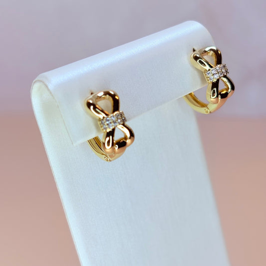 zen huggie earrings