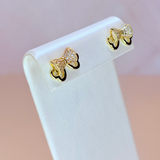 zia bow earrings