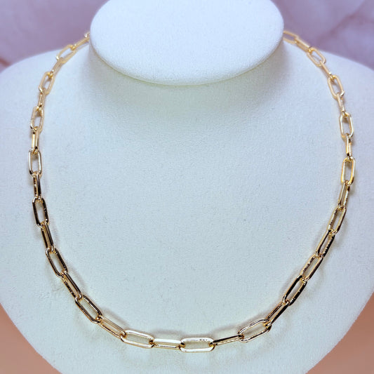 16" paperclip gargantilla