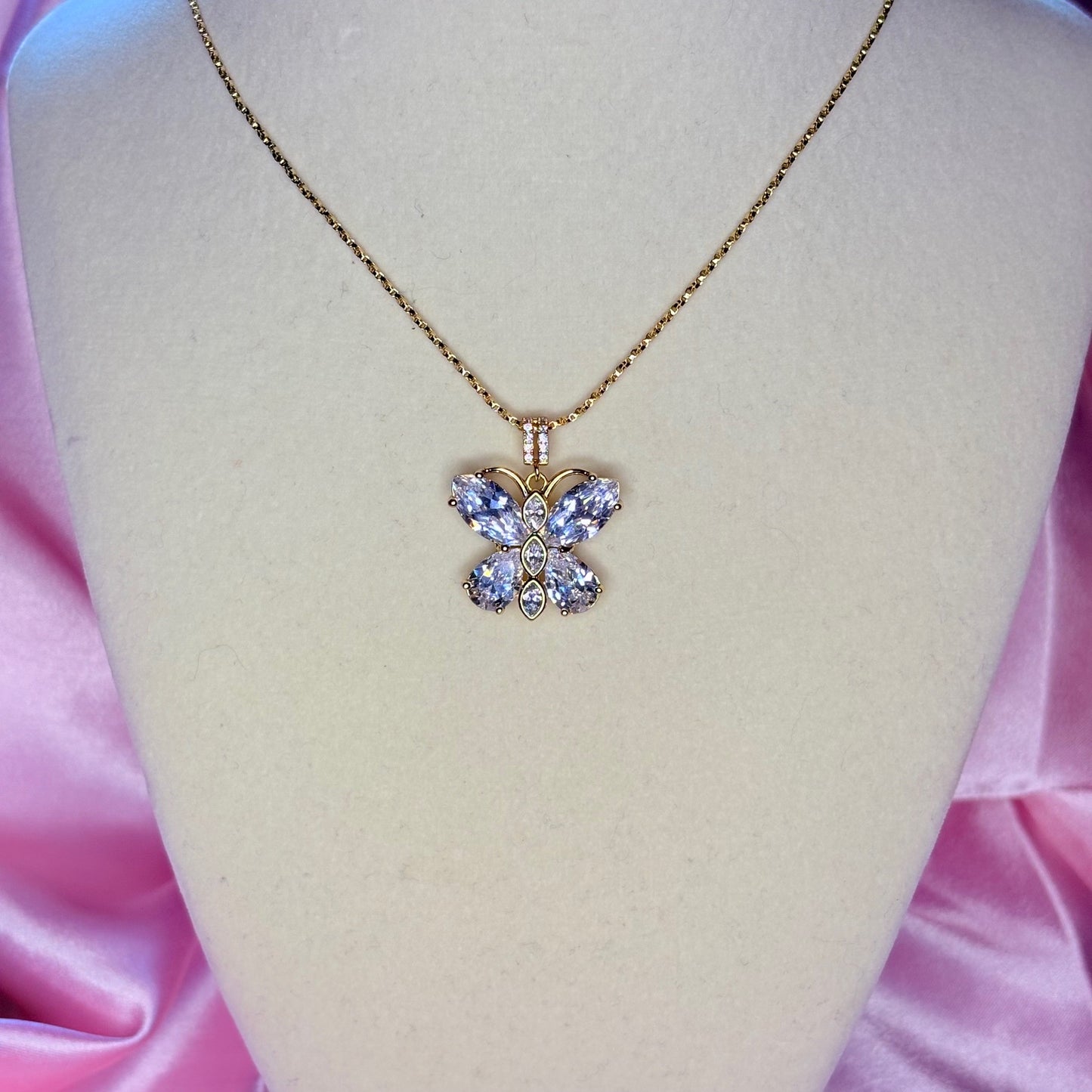 vada butterfly necklace