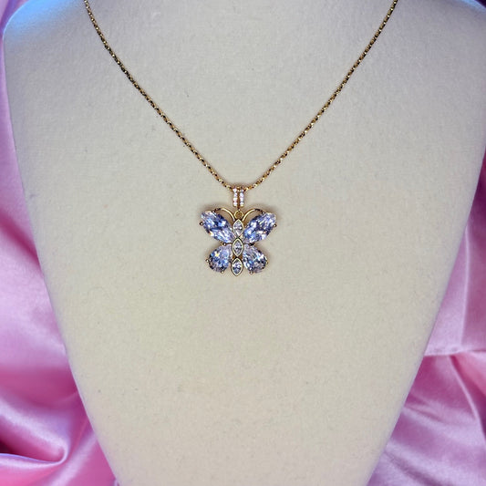 vada butterfly necklace