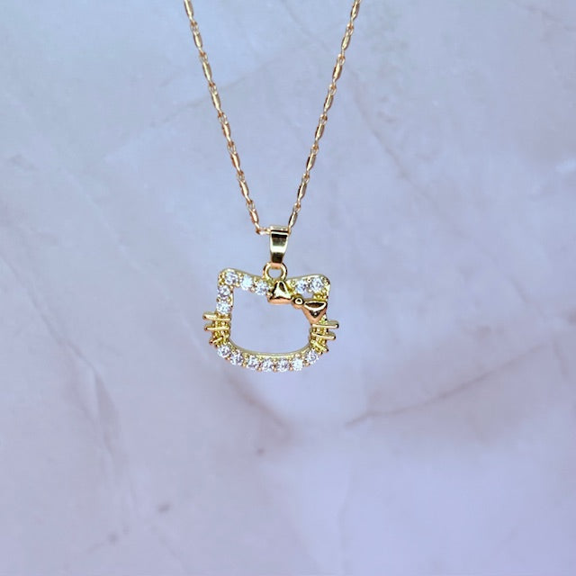 HK halo necklace
