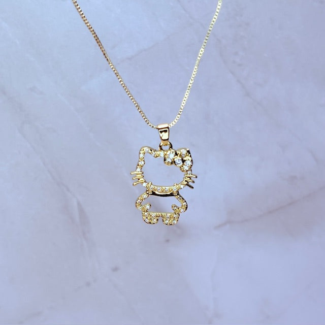 HK silhouette necklace