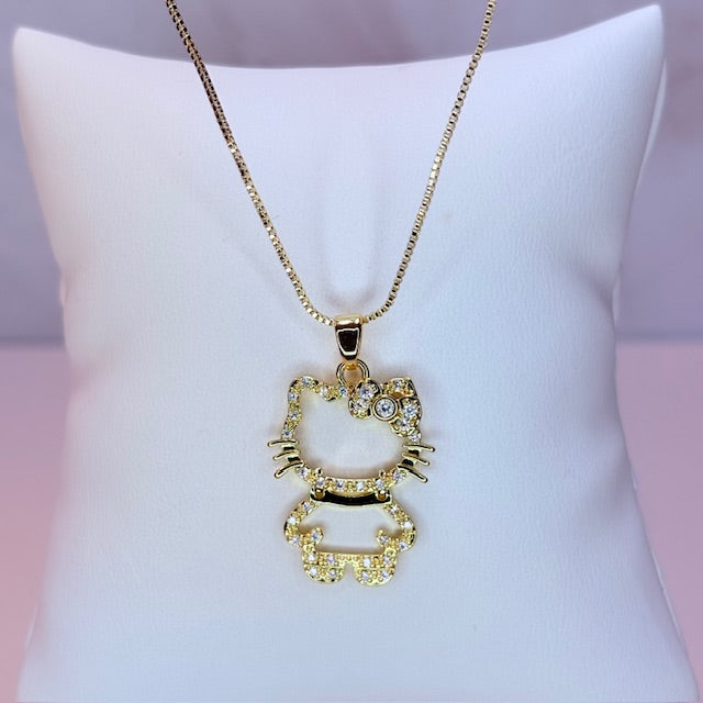 HK silhouette necklace