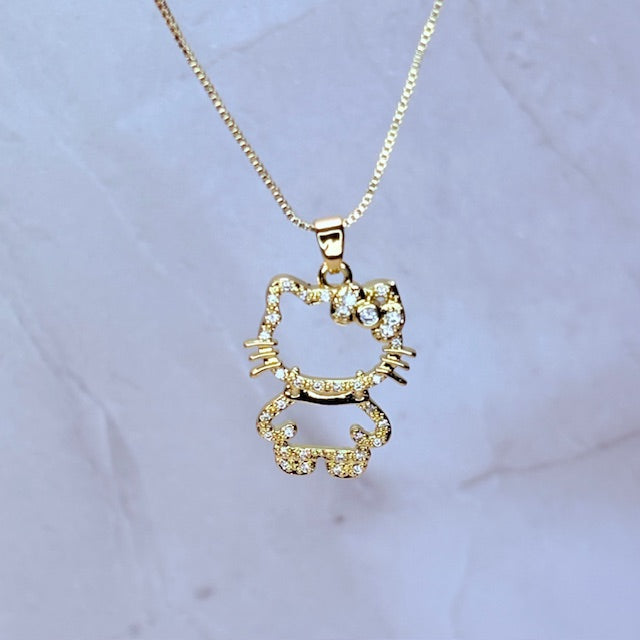 HK silhouette necklace