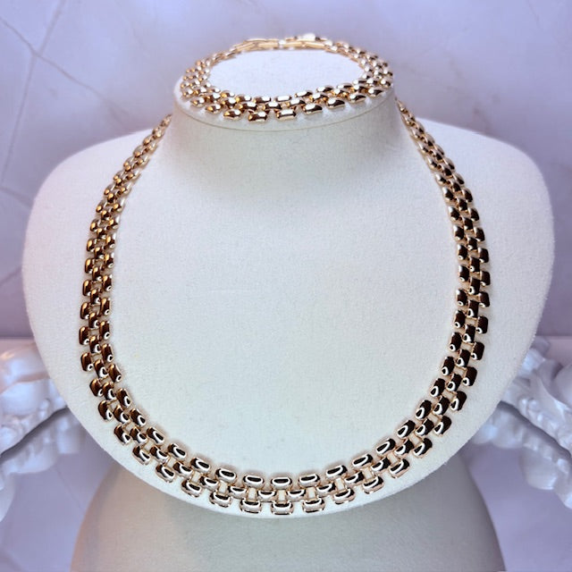 cataleya chain & bracelet set
