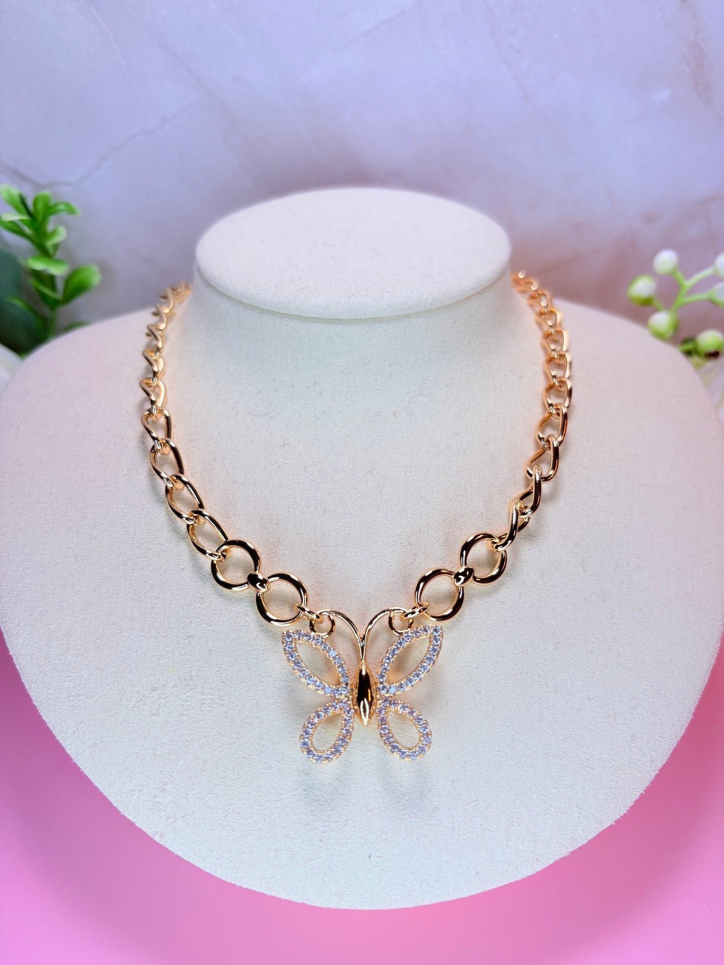 kira butterfly necklace