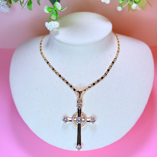 veda cross necklace