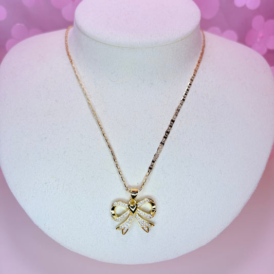 calista bow necklace