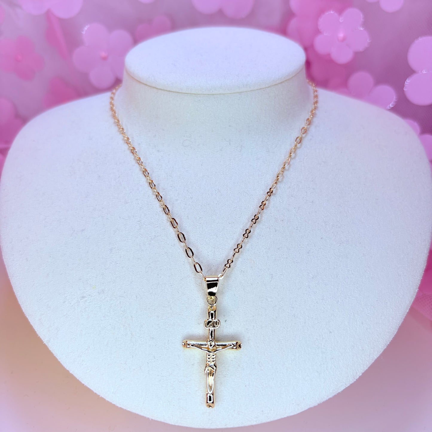 cruz de fe necklace