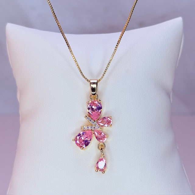 princess wings butterfly necklace