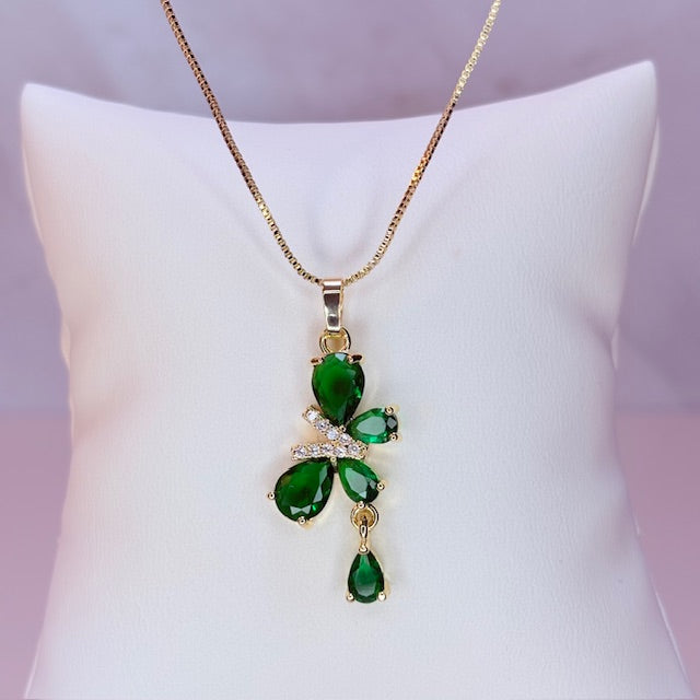 princess wings butterfly necklace